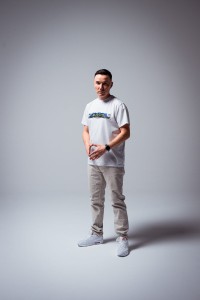 T-shirt PFK SQD TRAIN biały